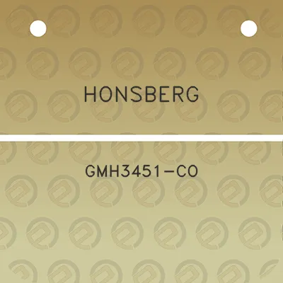 honsberg-gmh3451-co