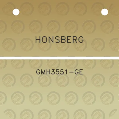 honsberg-gmh3551-ge