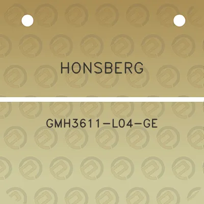 honsberg-gmh3611-l04-ge