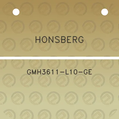 honsberg-gmh3611-l10-ge