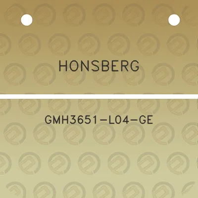 honsberg-gmh3651-l04-ge