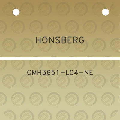 honsberg-gmh3651-l04-ne