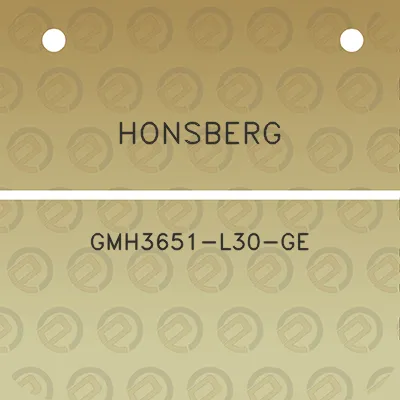 honsberg-gmh3651-l30-ge