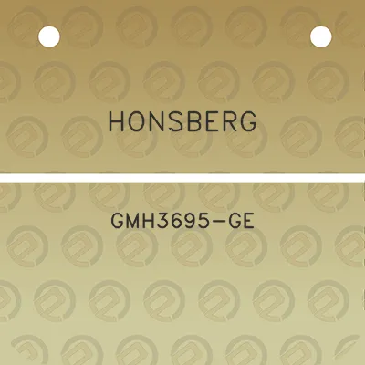 honsberg-gmh3695-ge