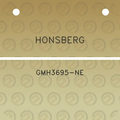 honsberg-gmh3695-ne