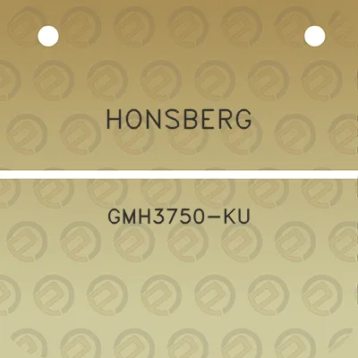 honsberg-gmh3750-ku