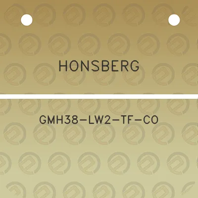 honsberg-gmh38-lw2-tf-co