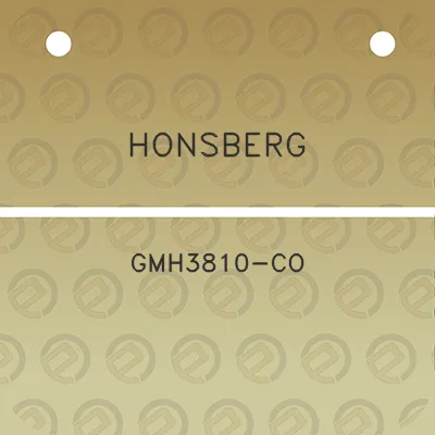 honsberg-gmh3810-co