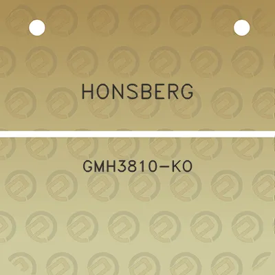 honsberg-gmh3810-ko