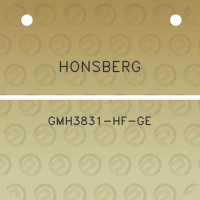 honsberg-gmh3831-hf-ge