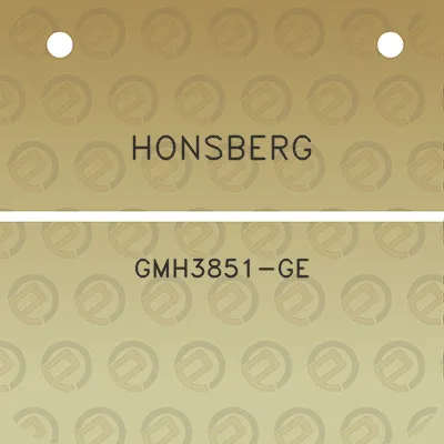 honsberg-gmh3851-ge