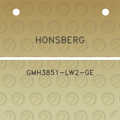 honsberg-gmh3851-lw2-ge