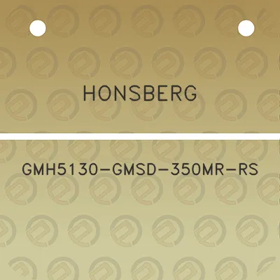 honsberg-gmh5130-gmsd-350mr-rs