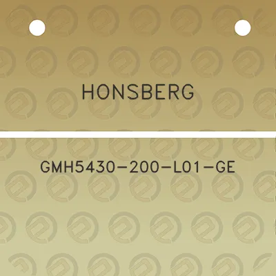 honsberg-gmh5430-200-l01-ge