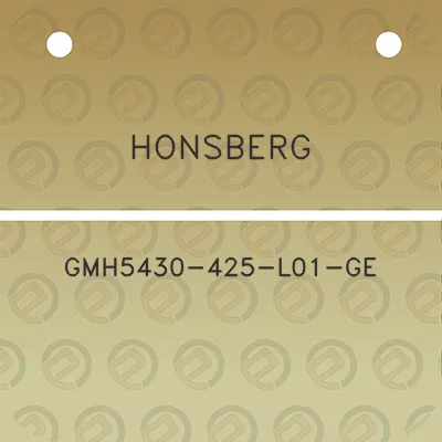 honsberg-gmh5430-425-l01-ge