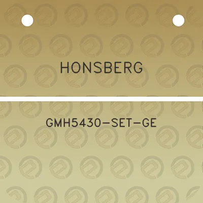 honsberg-gmh5430-set-ge