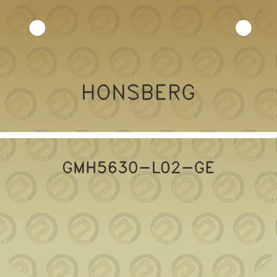 honsberg-gmh5630-l02-ge