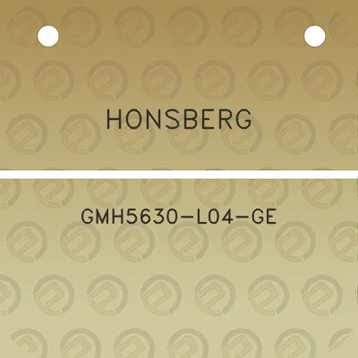 honsberg-gmh5630-l04-ge