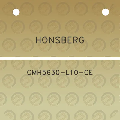 honsberg-gmh5630-l10-ge