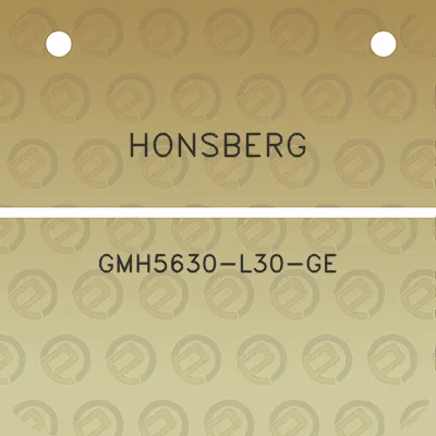 honsberg-gmh5630-l30-ge