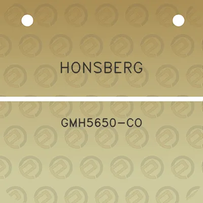 honsberg-gmh5650-co