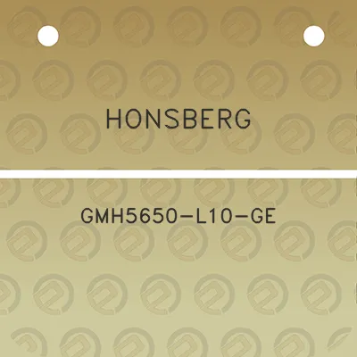 honsberg-gmh5650-l10-ge