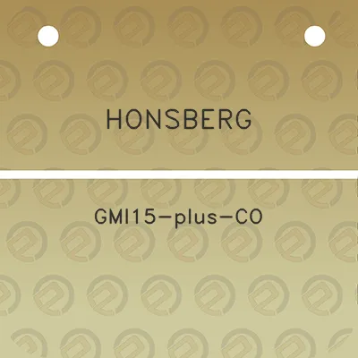 honsberg-gmi15-plus-co