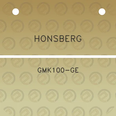 honsberg-gmk100-ge