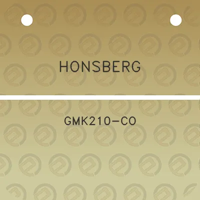 honsberg-gmk210-co