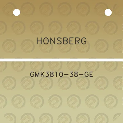 honsberg-gmk3810-38-ge