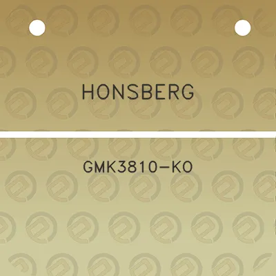 honsberg-gmk3810-ko