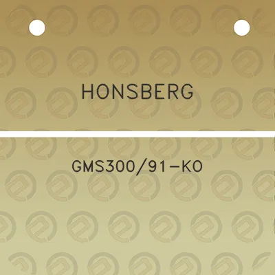 honsberg-gms30091-ko