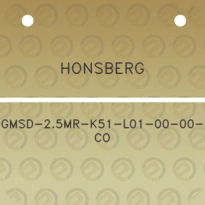 honsberg-gmsd-25mr-k51-l01-00-00-co