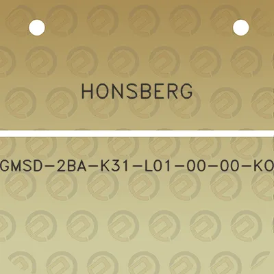 honsberg-gmsd-2ba-k31-l01-00-00-ko