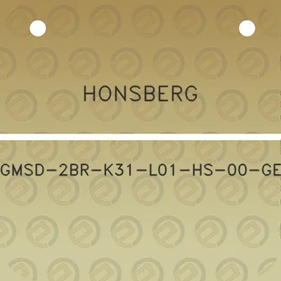 honsberg-gmsd-2br-k31-l01-hs-00-ge