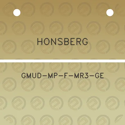 honsberg-gmud-mp-f-mr3-ge