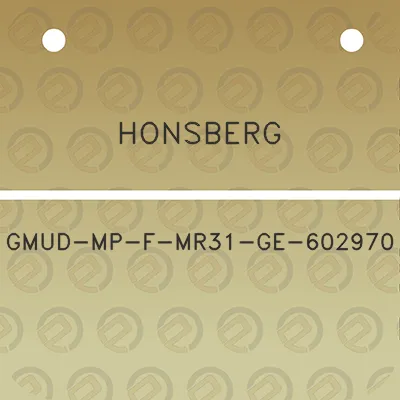 honsberg-gmud-mp-f-mr31-ge-602970