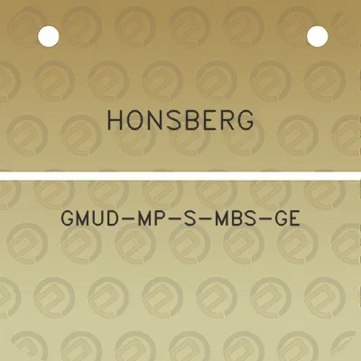 honsberg-gmud-mp-s-mbs-ge