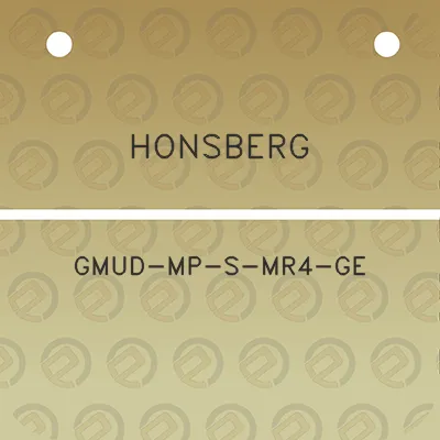 honsberg-gmud-mp-s-mr4-ge