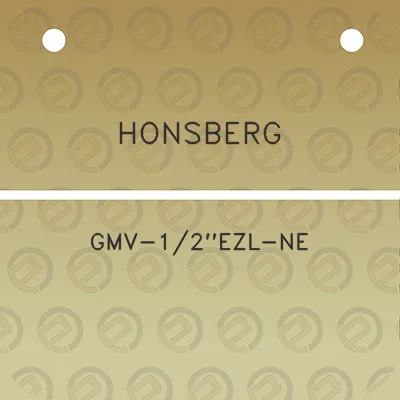 honsberg-gmv-12ezl-ne