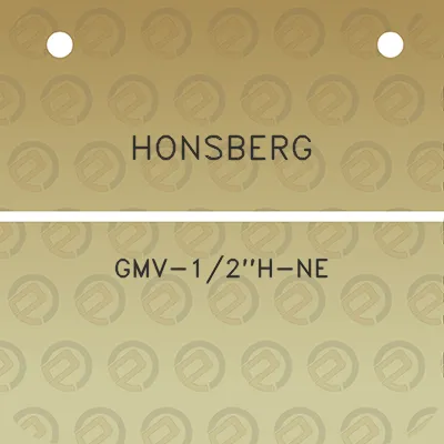 honsberg-gmv-12h-ne