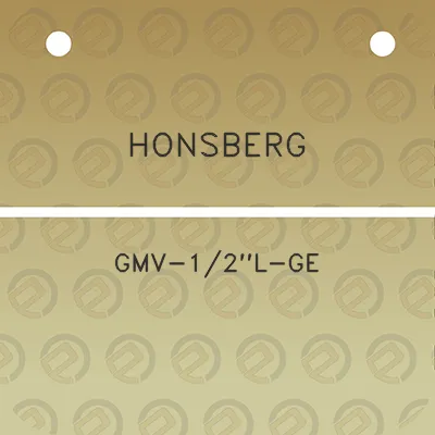 honsberg-gmv-12l-ge