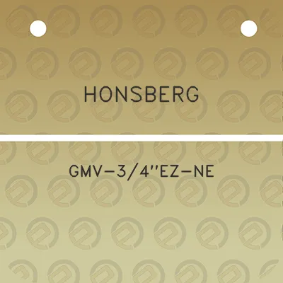 honsberg-gmv-34ez-ne