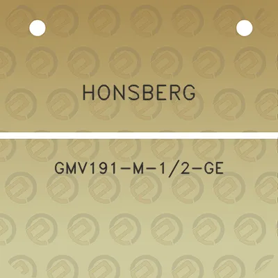 honsberg-gmv191-m-12-ge