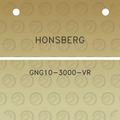 honsberg-gng10-3000-vr