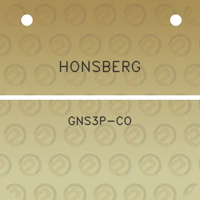 honsberg-gns3p-co