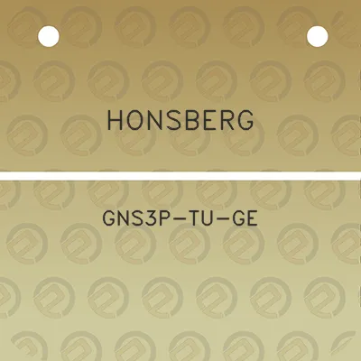 honsberg-gns3p-tu-ge