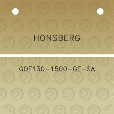 honsberg-gof130-1500-ge-sa