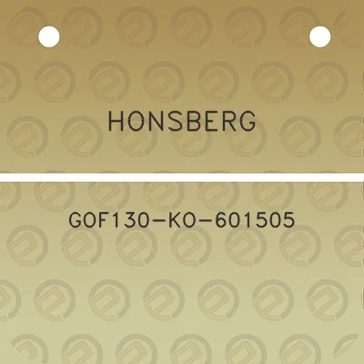 honsberg-gof130-ko-601505