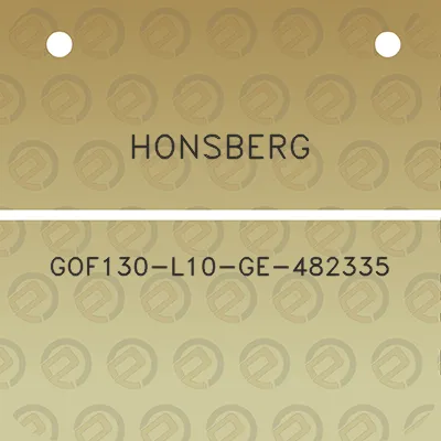 honsberg-gof130-l10-ge-482335